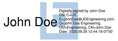 Sample digital signature